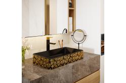 China 600*350*110mm Sanitary Ware Basin Rectangular Ceramic Bathroom Sinks supplier