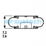 High Load Capacity Air Suspension Spring 1B12-301 Goodyear Single Convoluted Air Bellow 578-91-3-301 for sale