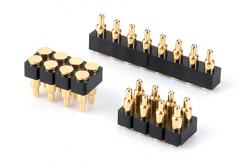 China 6 Pin Pogo Pin Connector With Spring Contact Easy Maintenance And Replacement supplier