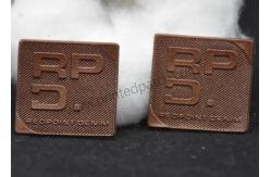 China High Density Reflective TPU 3mm Embossed Patches For Pilot Jackets supplier