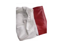 China Red Rubber Honey Bee Gloves With White Cloth Sleeve Beekeeping Gloves supplier