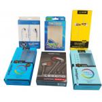 EPS PDF Flexo Printing Consumer Electronics Packaging Boxes 3C Headphone 2KG for sale