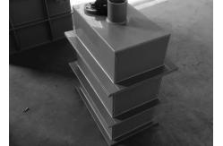 China 500mm height 12mm PP Tanks For Electroplating With Extraction Hood supplier