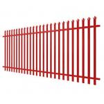 4x4 Metal Palisade Fencing Galvanized Powder Coated Outdoor High Security Assembled for sale