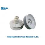 Hi Voltage Suspension Porcelain String Insulator For Powerline Construction Tools for sale