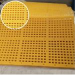 Square Polyurethane screen panel mat tension pu screen panel with hooks for sale