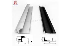 China Rush Resistant Aluminium Handle Profile , 1.2mm Thick Kitchen J Profile Handle supplier