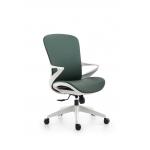 Adjustable PU Modern Leather Swivel Executive Office Chair Thickness 1.0-1.1mm for sale