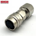 DDK CM10 Series 2Pin Circular Connectors Female Solder Type One Touch Locking Small Size for sale