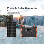 1000W Portable Camping Solar Panel System Waterproof Emergency Solar Generator