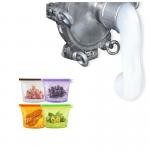 Reusable LSR Silicone Rubber For Food Storage Zip Snack Sandwich Bags for sale