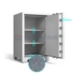 Adjustable Shelves Fireproof Safe Box Solid Steel Latches Secure Valuables Documents
