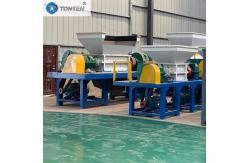 China Low Noise Double Shaft Shredder Energy Saving In Urban Waste Treatment Centers supplier