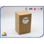 Customized Color Magnetic / Button Closure Corrugated Packaging Box Matte Varnishing for sale