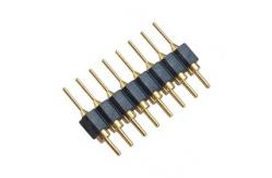China Straight type 8P  WCON PCB 2.54mm Round Pin Connector  With PPS plastic black color ROHS supplier