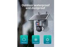 China 3mp Wireless Surveillance PTZ IP Camera Solar Powered Battery supplier