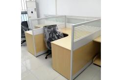 China Office Space Modular 3 Person L Shape Workstation Partition Desk supplier