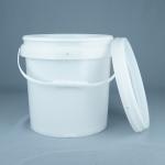Smooth Surface Round Plastic Pail With Seal Lid Color As Required for sale