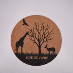High Density Customized Cork Coaster Heat Resistant Reusable Tea or Coffee Coaster for sale