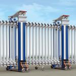 Electric Security Automatic Driveway Retractable Gate 40 Persons / Min