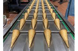 China 10kg/Hour Sugar Roller Waffle Ice Cream Cone Machine supplier
