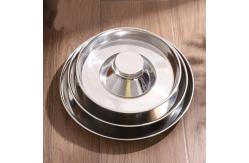 China Eating Anti Choking 1000ml Stainless Steel Slow Feeder Bowl supplier