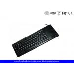 Compact Plastic Industrial Computer Keyboard IP65 With Function Keys And Trackball