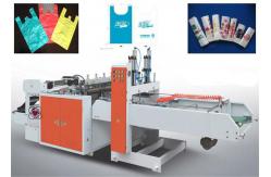 China HDPE LDPE Poly Bag Manufacturing Machine , Plastic Bag Machine Easy Operation supplier