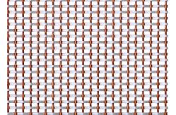 China Wall Cladding Atlantic Architectural Metal Fabric With Crimped Flat Wire supplier
