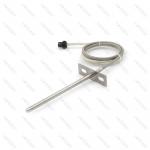 PT100 Braided Cable RTD Temperature Sensor With Flange Probe PT100 Temperature Sensor 3 Wire for sale
