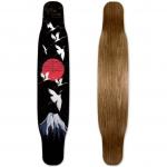 46 Inch Longboard Skateboard Cruiser 8 Layer Natural Maple For Adults for sale