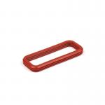 Circular Custom Silicone Rubber Gasket, Circular Square Rubber Gasket