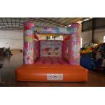 Cute Rabbit Inflatable Jump House 3x4m / Kids Small Bouncy Castle for sale