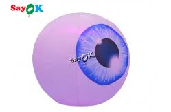 China Halloween Yard 1.5m Inflatable Lighting Decoration Led Eye Balloon supplier