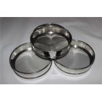 Safe Edge Woven Wire Mesh Sieves 3µM-125mm Aperature Pharmacopoeia Analysis Applied