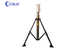 China 30kg Head Load Telescopic Camera Mast / Tripod Mast 6r/ Min Rotation With Lock supplier