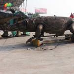 Realistic Animatronic Komodo Dragon With Dynamic Motion & Natural Habitat Detailing
