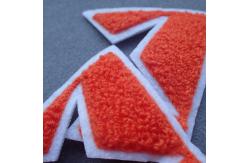 China Heat Transfer Polyester Laser Cut Embroidery Patches For Jackets supplier