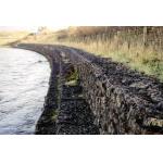 4x1x0.5m Hexagonal Wire Mesh Gabion Bank Protection Slope Protection Flood Control