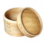 Handmade Woven Steamer Drawer With Side Handles Dumplings Traditional Delicacies Bamboo Steamer