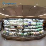 Air Cooler Open Display Chiller Frost Free Freezer Cabinet Automatic Defrost for sale