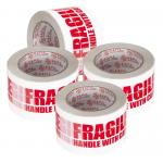 Custom Printed BOPP Packing Tape With Logo Fragile Tape Heavy Duty Shipping Box Tape With Company Logo for sale