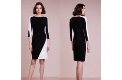 China Fashion Women Business Dress With Long Sleeve supplier