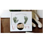 Custom Baby Birth Souvenirs Inkless Handprint / Footprint Photo Frame for Parents Gift for sale