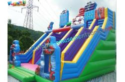 China Giant Spiderman Commercial Inflatable Slide  /  Huge Inflatable Slide Games For Funny supplier