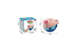 China Dog Plush Toy Funny Pig Electronic Interactive Pet Bouncing Balls Active Moving  Squeaky supplier
