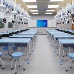 Display Physics Laboratory Furniture , Chemical Resistant Student Lab Furniture for sale