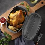Heat Resistant steamer Box Baking Silicone Cooking Steamer for Microwave for sale