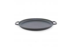 China Pre-seasoned 14inch round cast iron pizza pan 35cm supplier