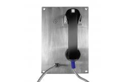 China Flush Mounting Vandal Proof Intercom , Auto Dial Emergency Phone For Parking Lots supplier